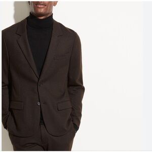 Vintage Men’s Blazer Brown Wool Formal Business Old money Academia 46L